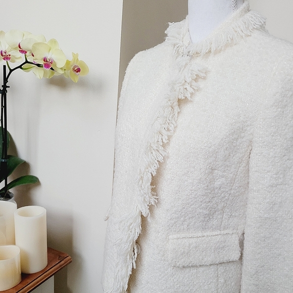 Ann Taylor Fringed Jacket Coat *NWT* - Picture 14 of 16